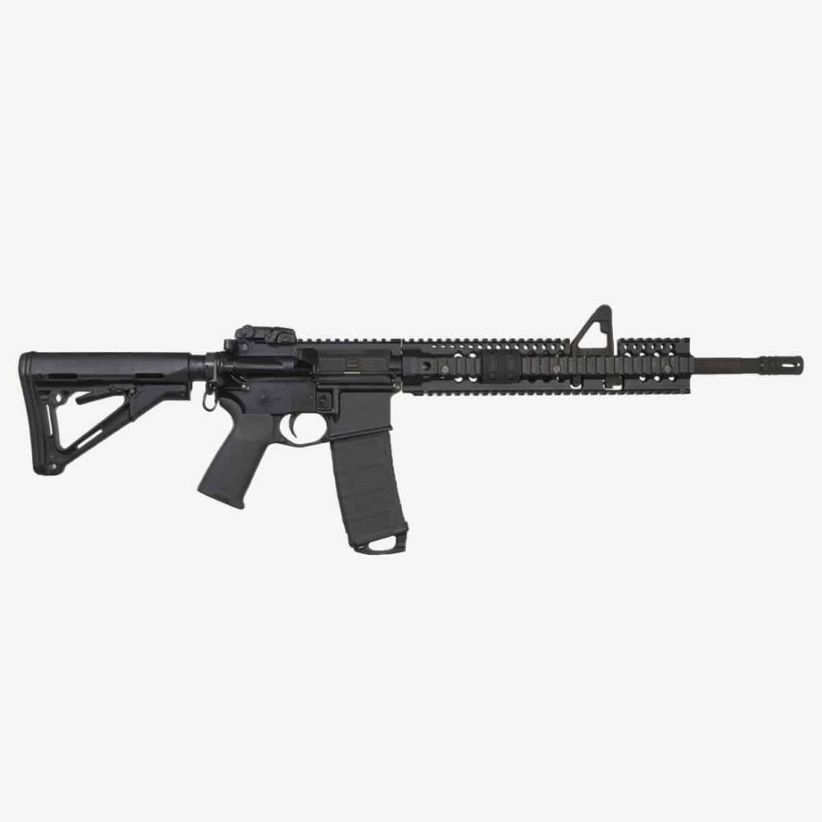 mag015-blk-magpul-enhanced-trigger-guard-aluminum-ar15-m4-4 Magpul® Enhanced Trigger Guard on a Gun