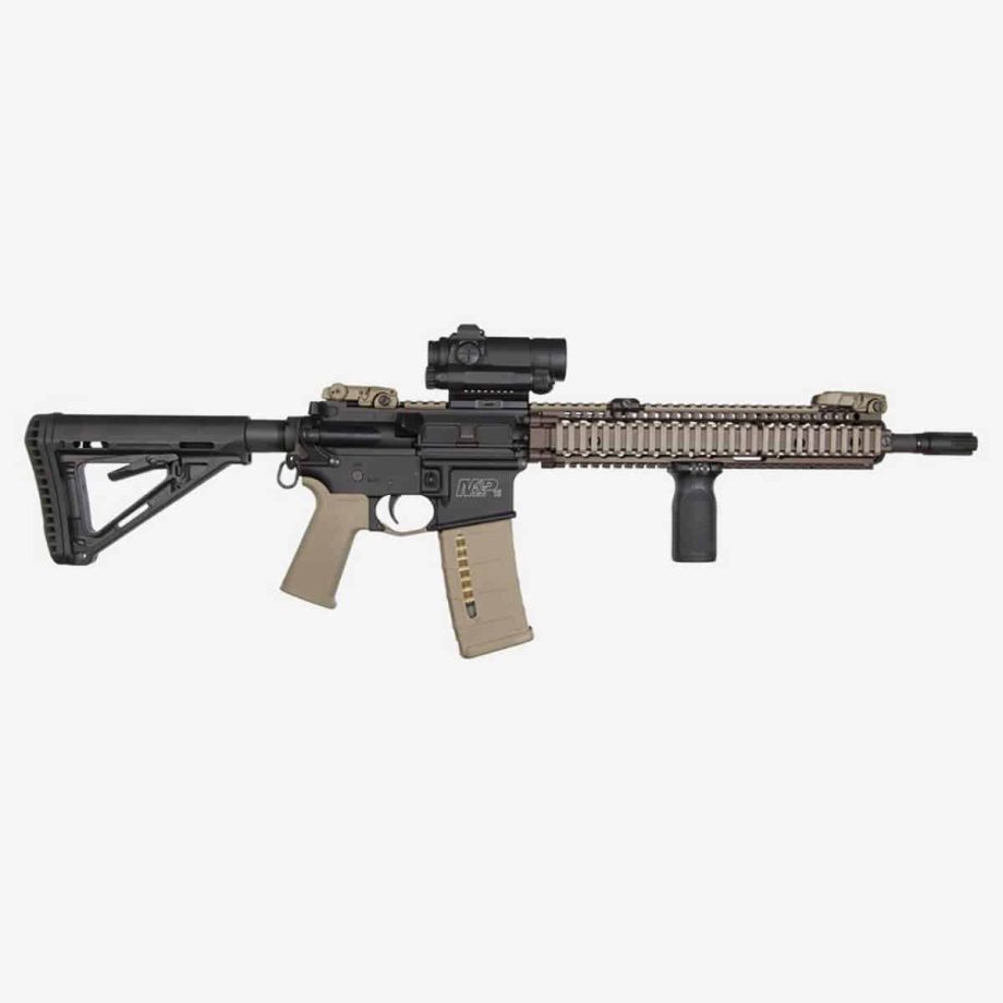 magpul-ladder-rail-panel-MAG013-gun-2 Magpul Ladder Rail Panel MAG013-ODG on a Gun