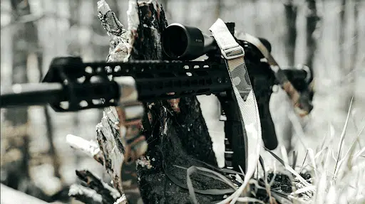 Two Point Sling on a rifle