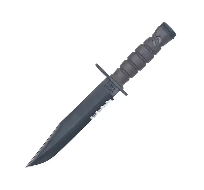 Ontario Knife OKC3S Marine Bayonet w/ Black 8in Blade & Hard Sheath 6504 Blade Length: 8 in