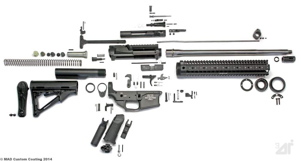 AR-15 Parts Exploded