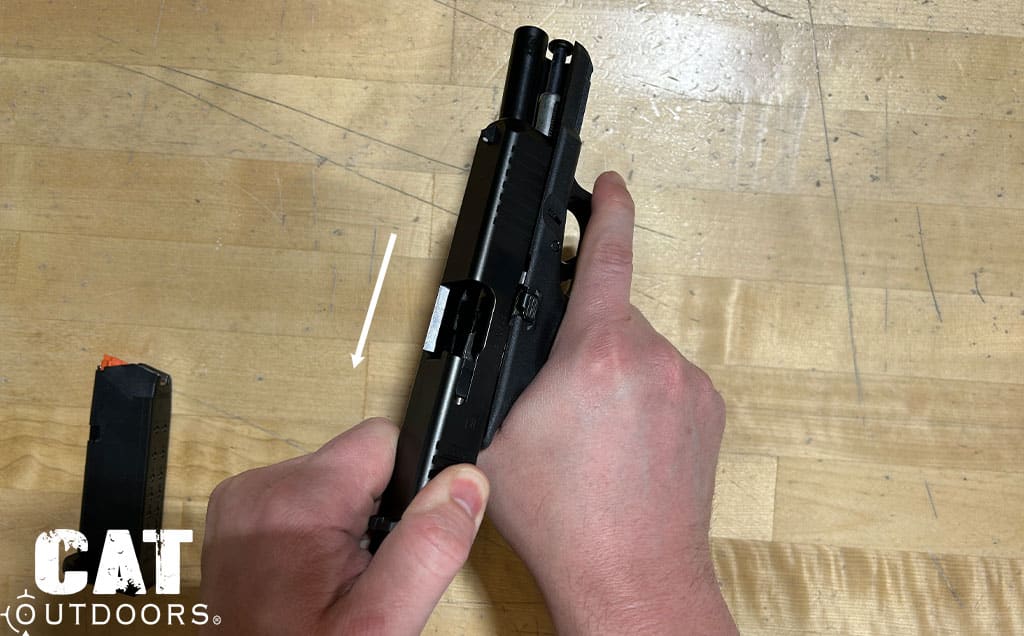 Glock Field Strip Clear Chamber