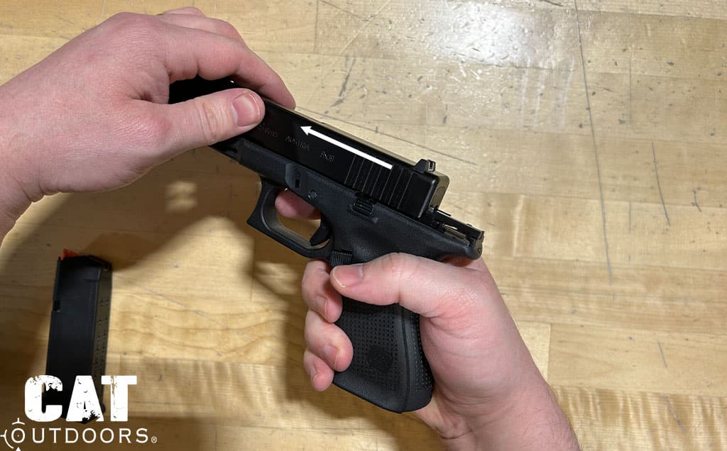 Glock Field Strip Remove Slide