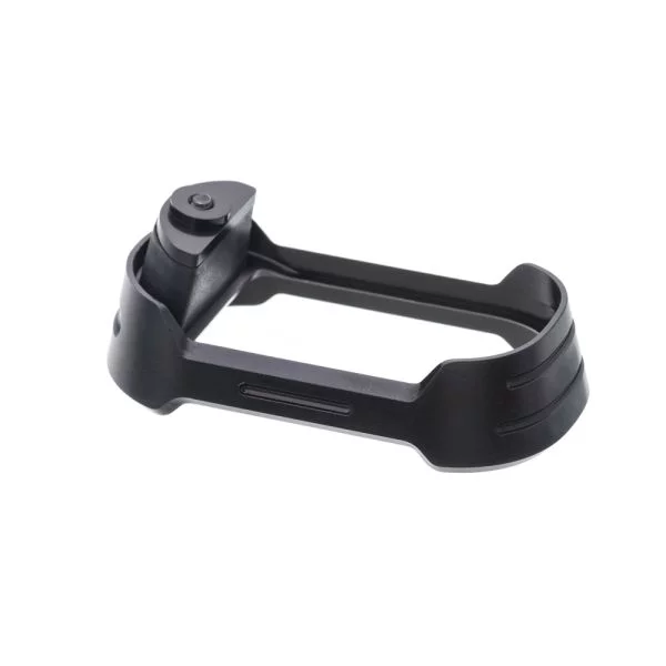 Tyrant CNC flared magwell for Glock 43X and 48, black finish, three-quarter view