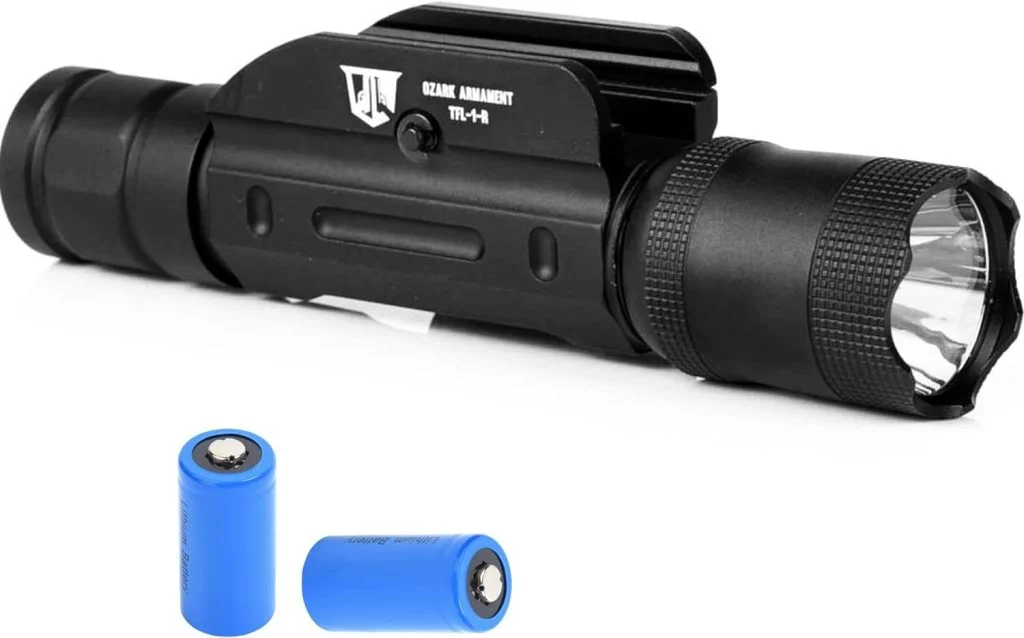 OZARK ARMAMENT TFL-1-R Rifle Light Picatinny Flashlight - Rifle Mounted Flashlight 