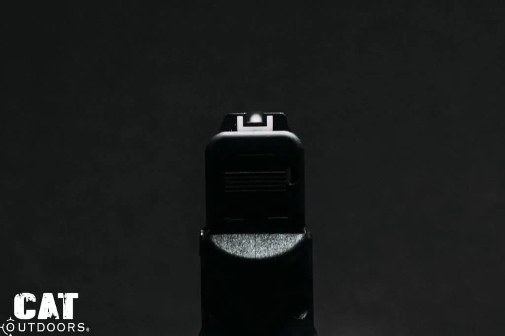 Glock factory rear sights