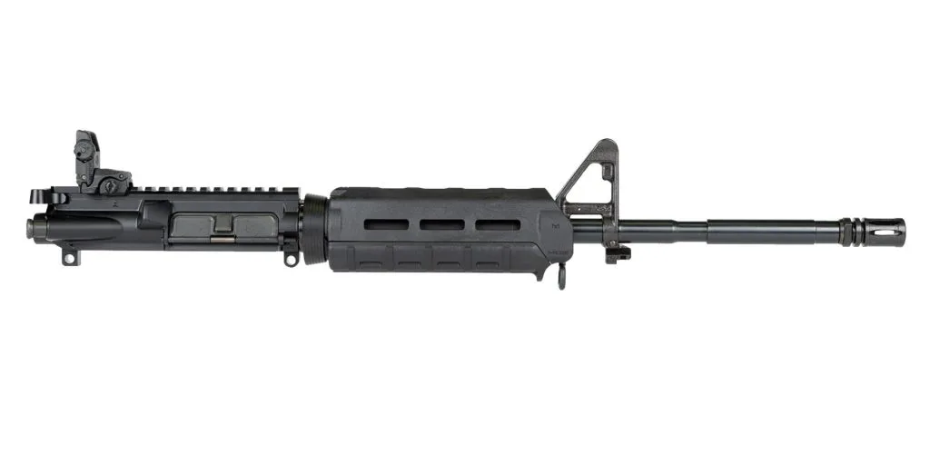PSA AR-15 Upper 5.56 16" Carbine-Lgth 1:7 M4 Nitride MOE w/ Rear MBUS, BCG, & CH