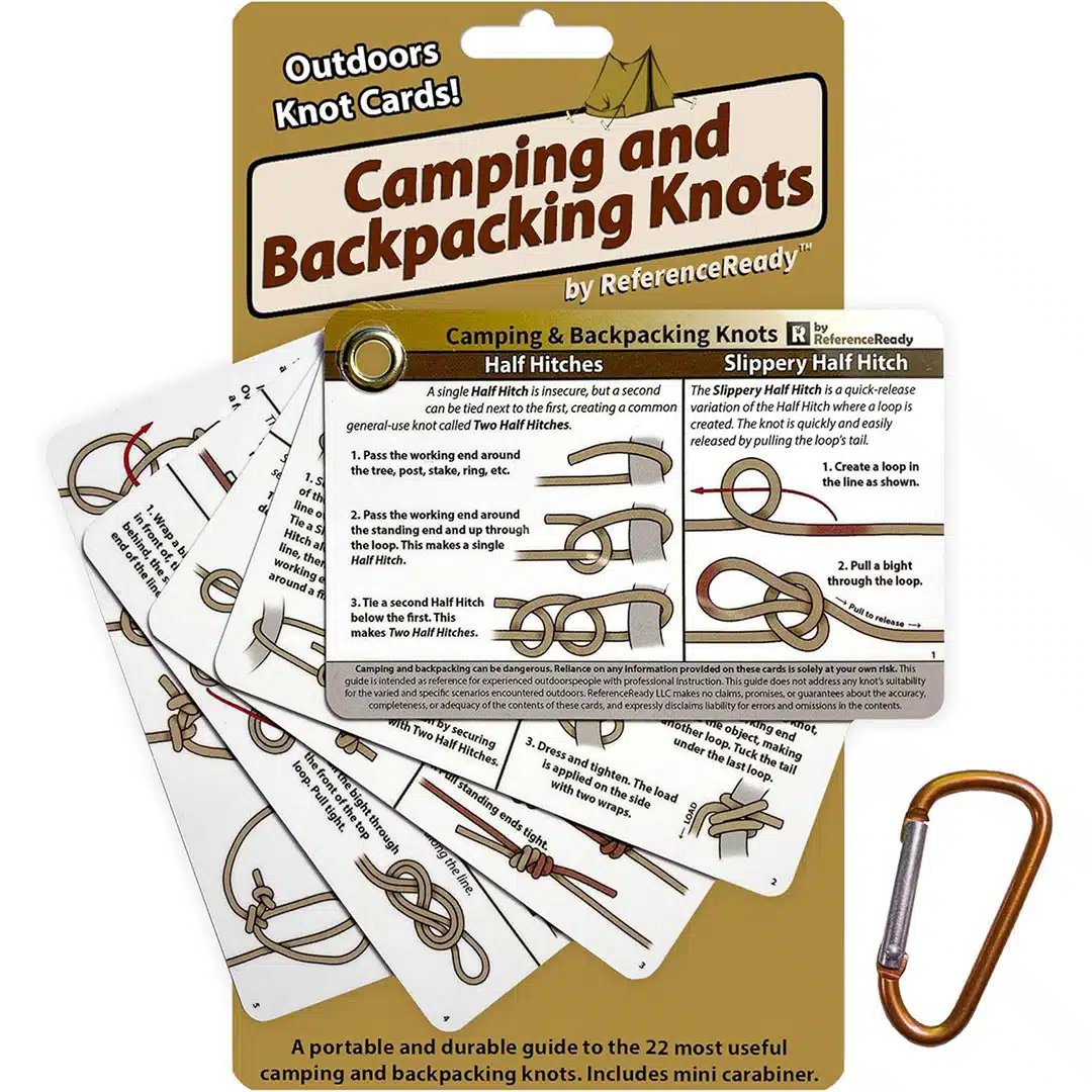 Waterproof Knot Tying Cards