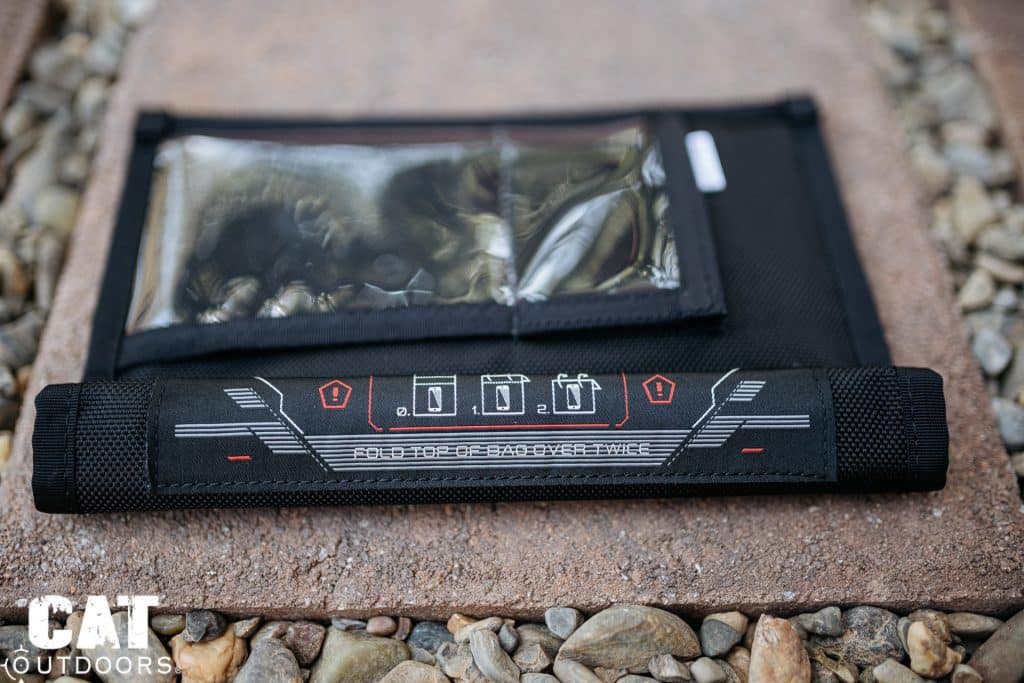 Mission Darkness Non-Window Faraday Bag Folded Over