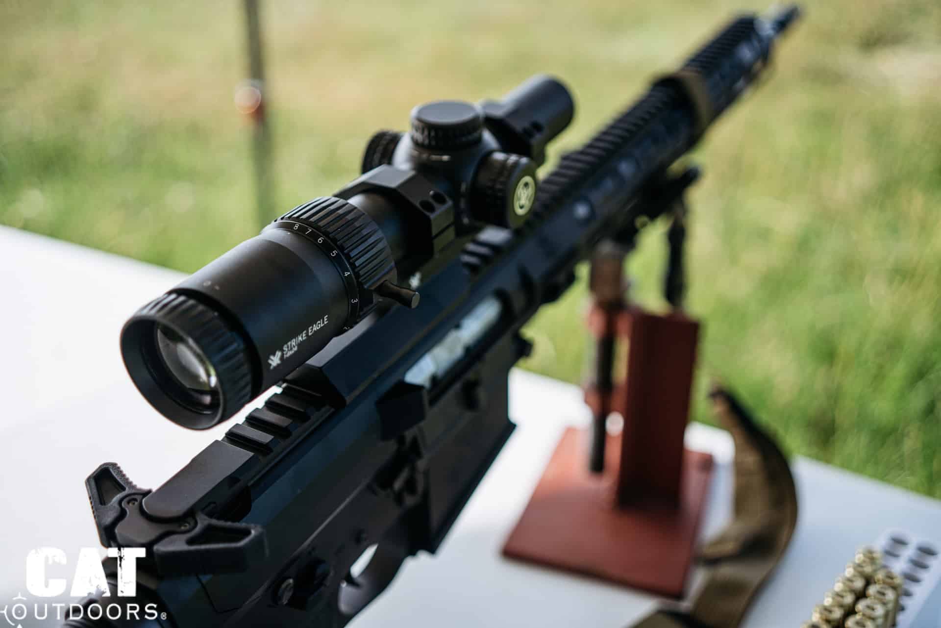 Vortex Strike Eagle 1-8x24 controls, turrets and illumination dial