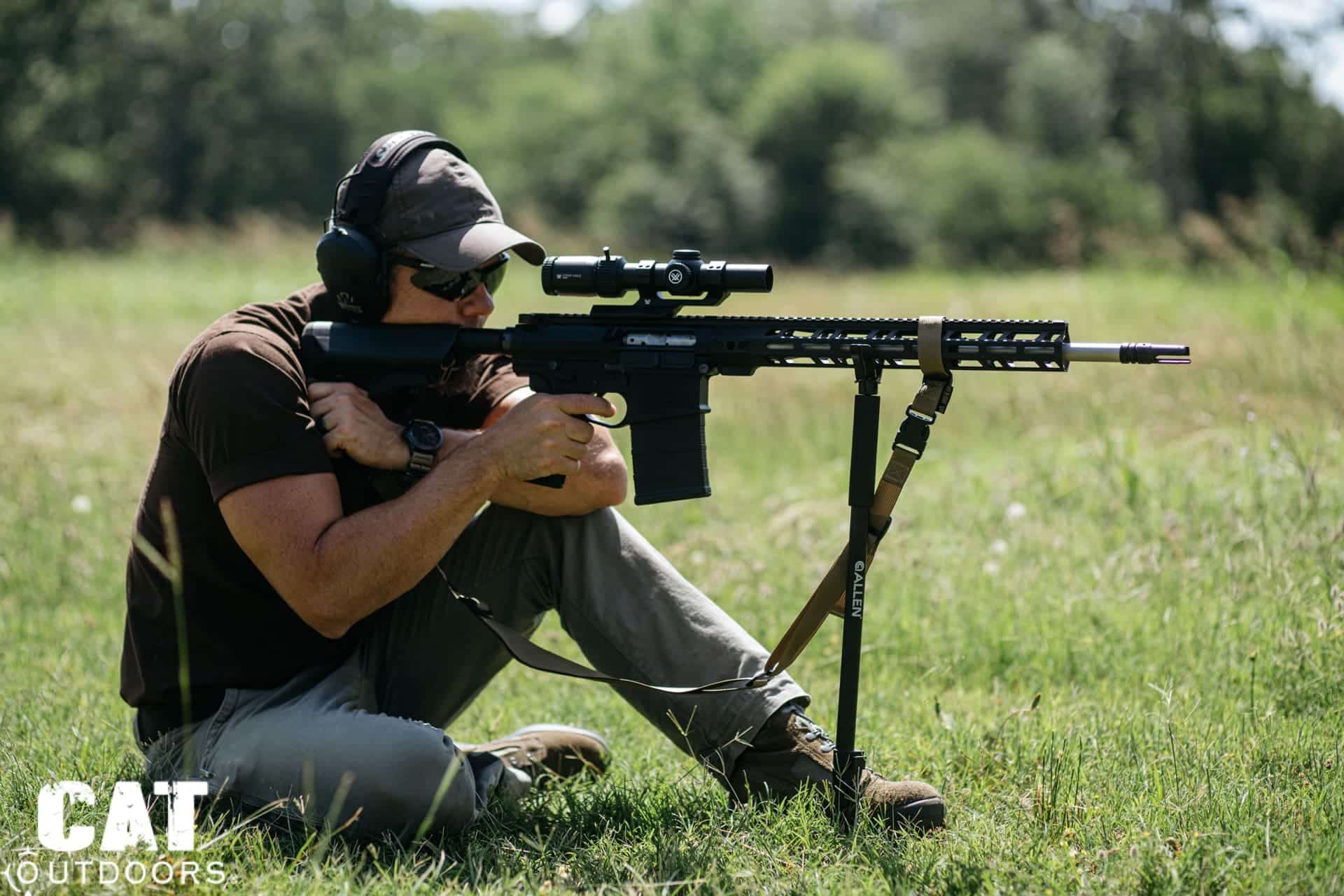 Vortex Strike Eagle 1-8x24 SFP LPVO on a PSA Sabre-10 at the range