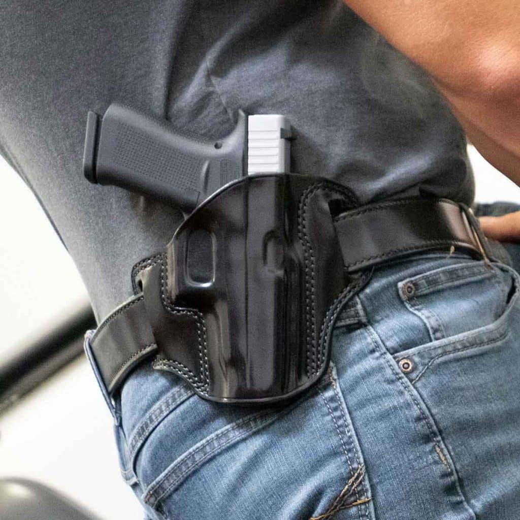 Galco Combat Master Leather Belt Holster