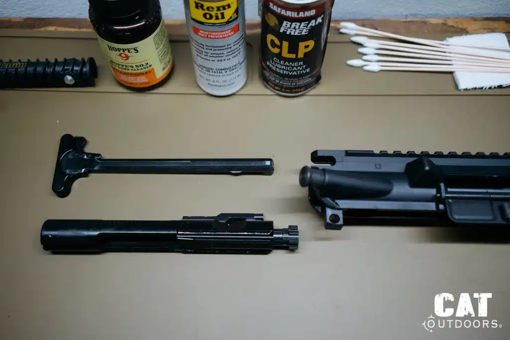 AR-15 Cleaning - Charging Handle and BCG