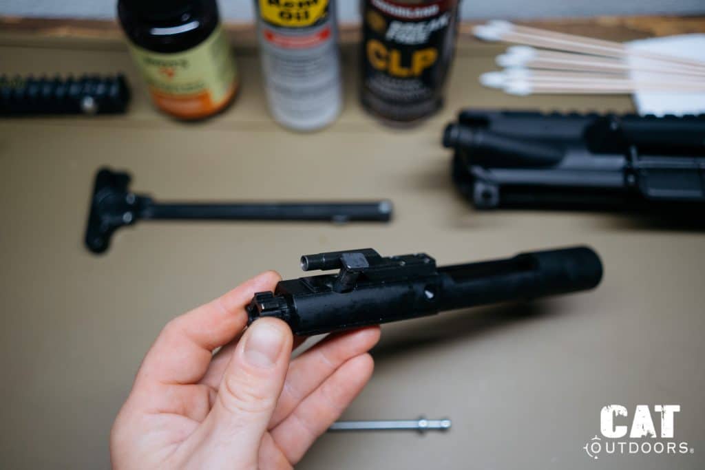 AR-15 Cleaning Pulling Cam Pin Out