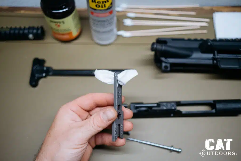 AR-15 Cleaning CAT M4 Tool Patch Hole