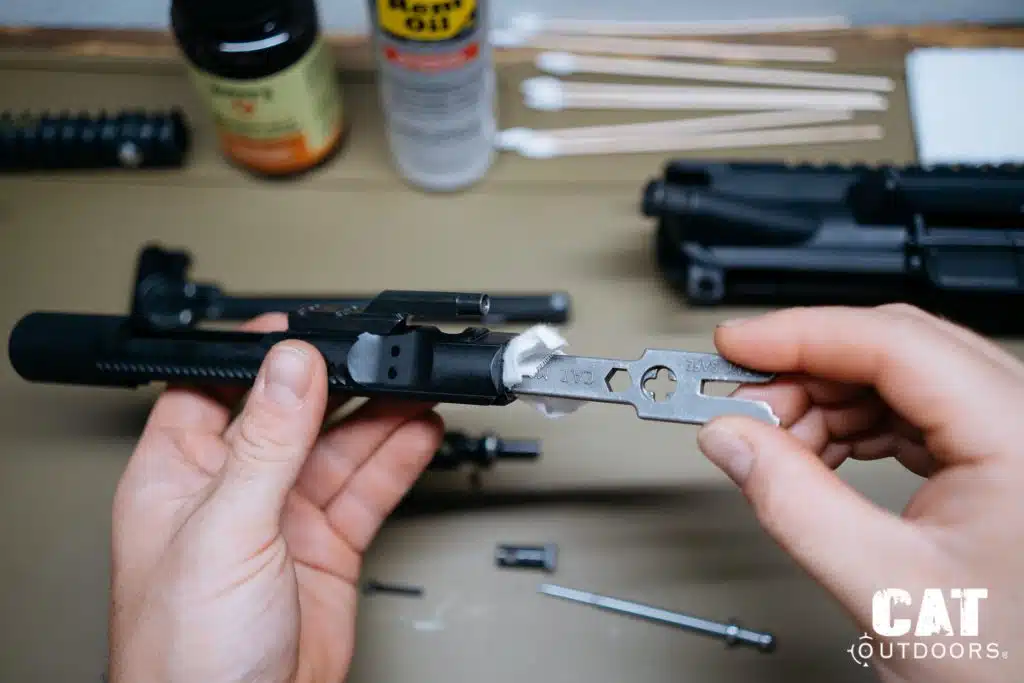 AR-15 Cleaning CAT M4 Tool Cleaning Bolt Carrier