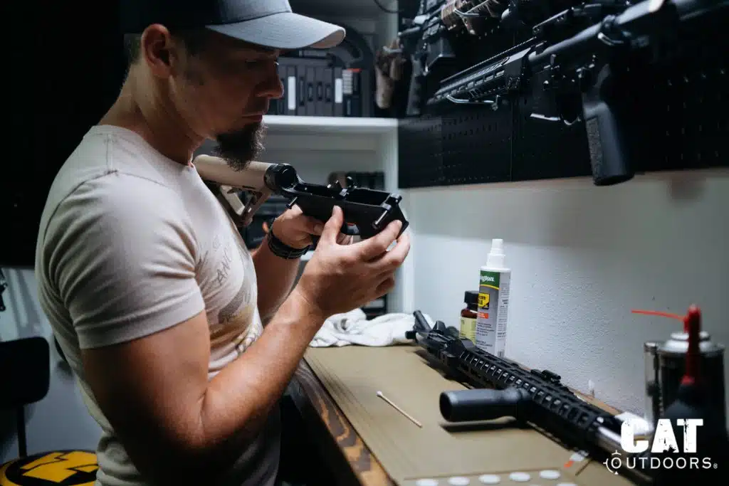 AR-15 Cleaning Inspecting Magwell