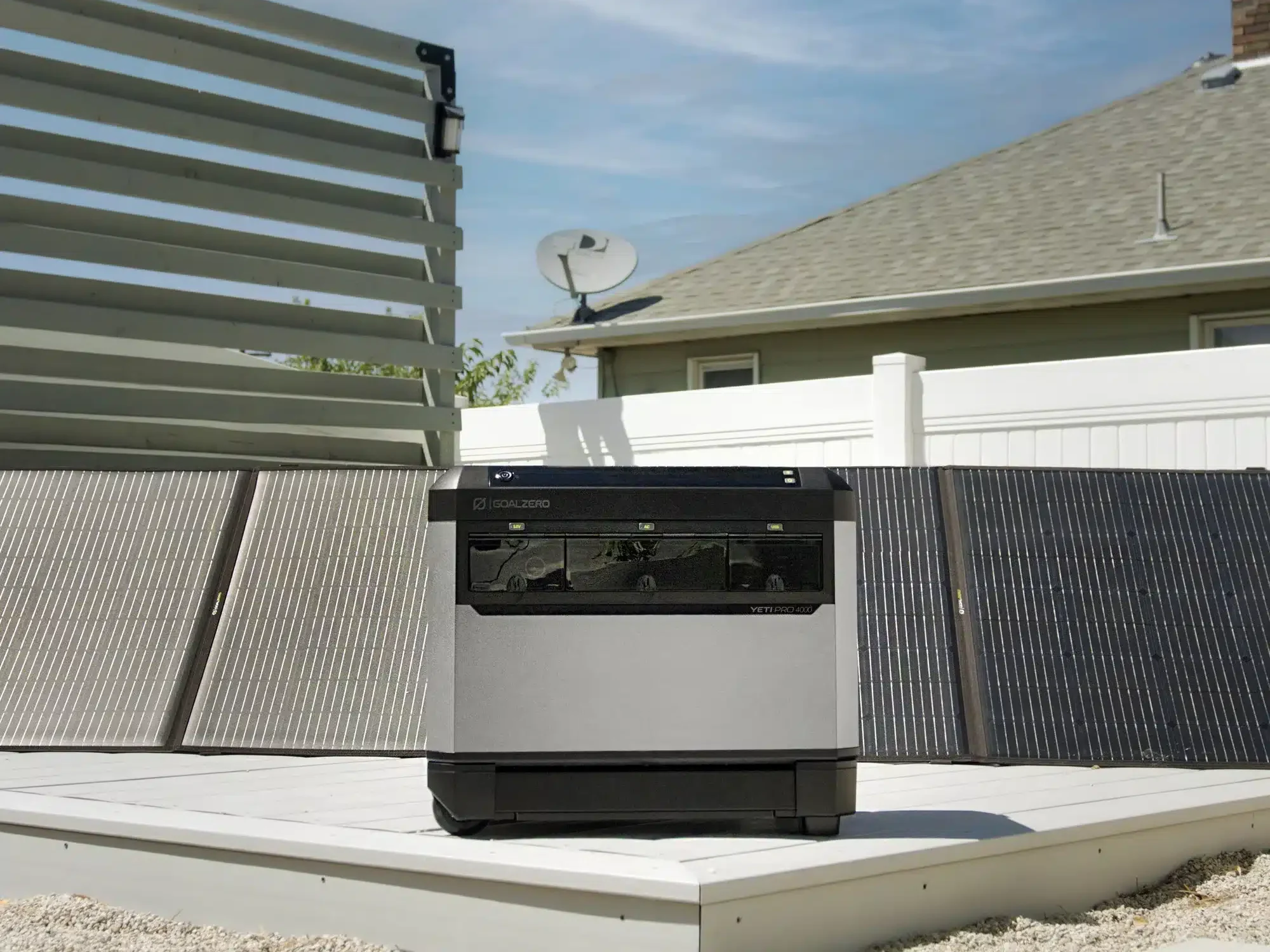 Goal Zero Yeti PRO 4000 with Solar Panels