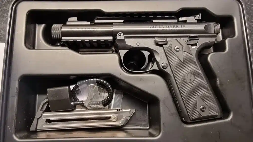 Best .22LR Pistols: Ruger Mark IV 22/45 Tactical