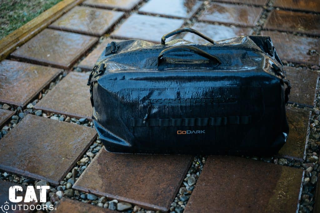 GoDark 45L Duffle Faraday Bag Weather Resistance Test