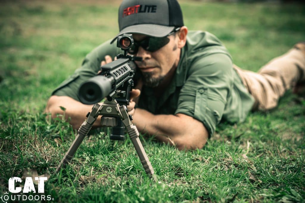 CVLIFE Bipod in the field min height