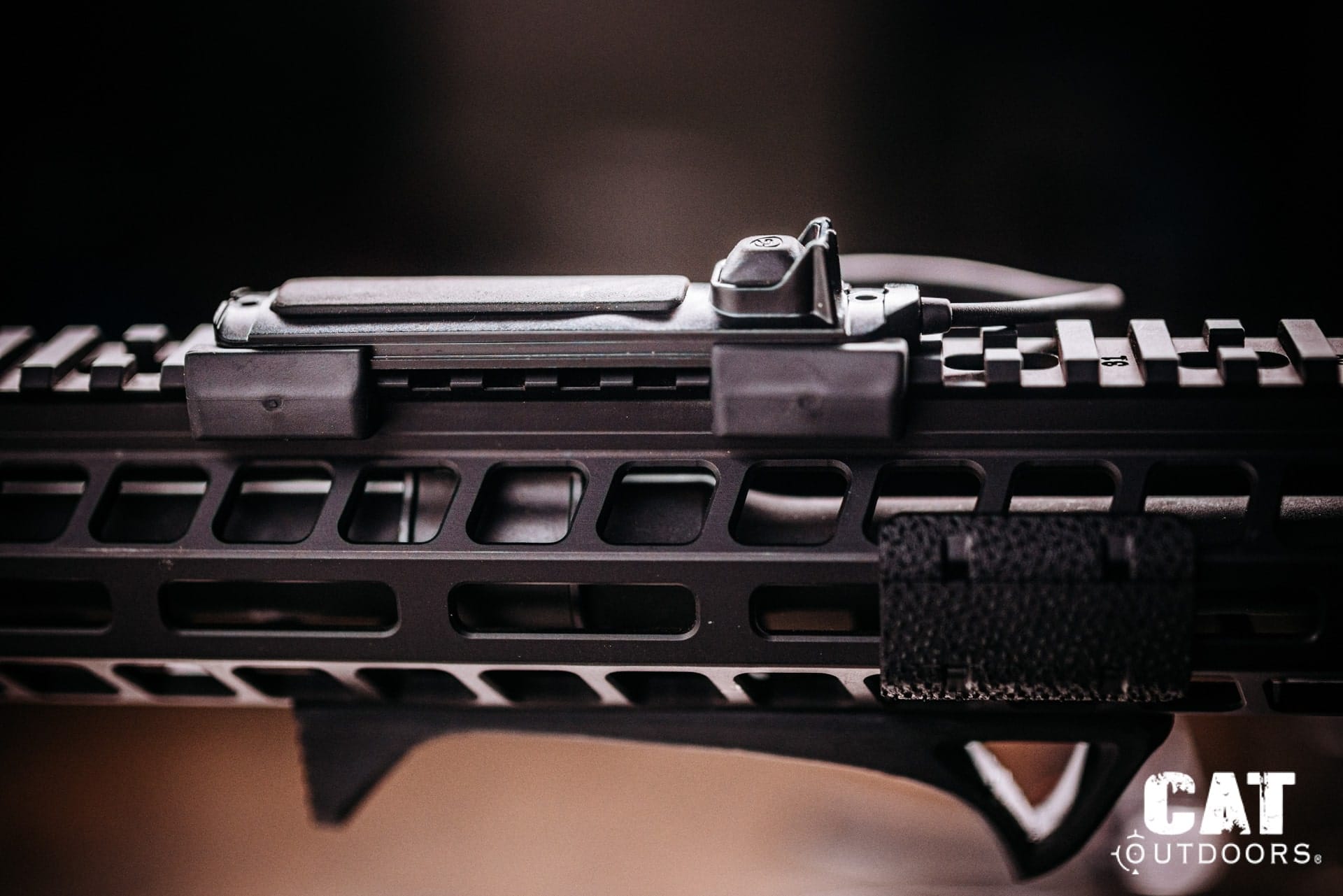 ProTac tapeswitch picatinny clip on the M-LOK handguard