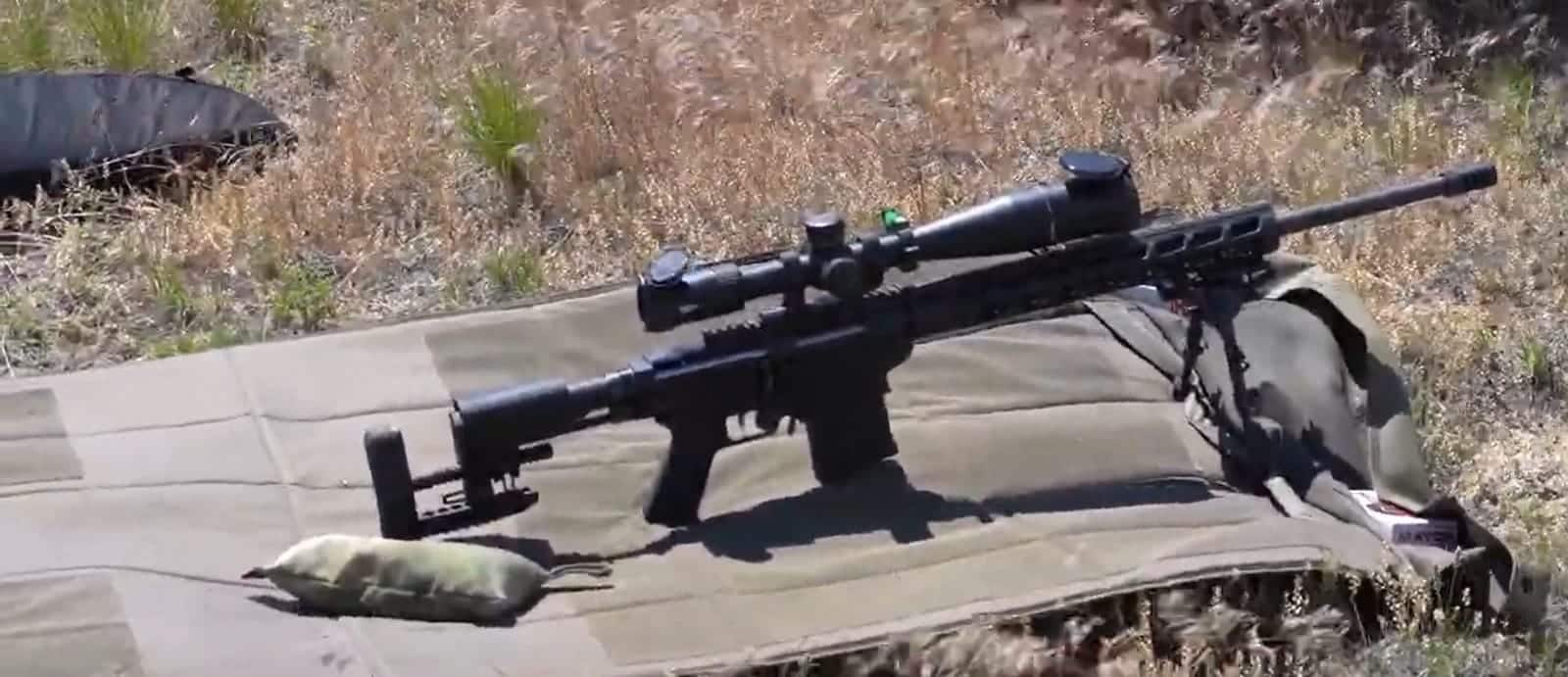 Ruger Precision Rifle in 6mm Creedmoor on a range mat