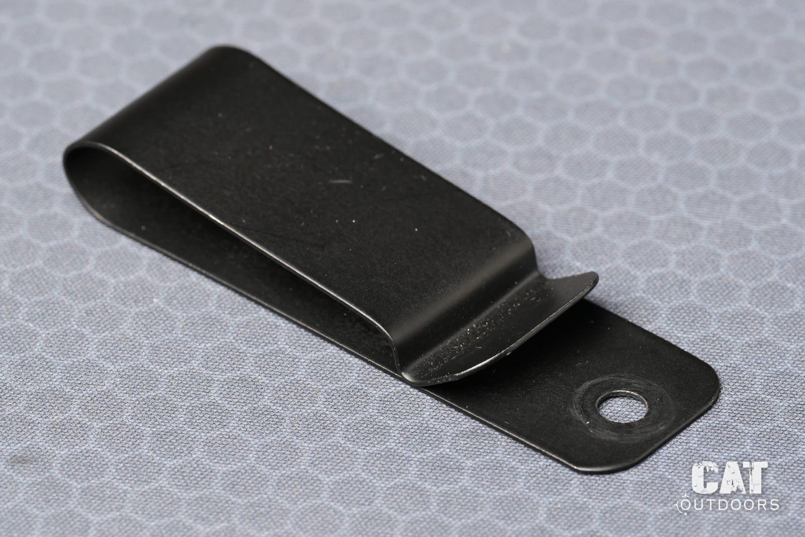 Stamped steel belt clip from the Hidden Hybrid Double Clip holster