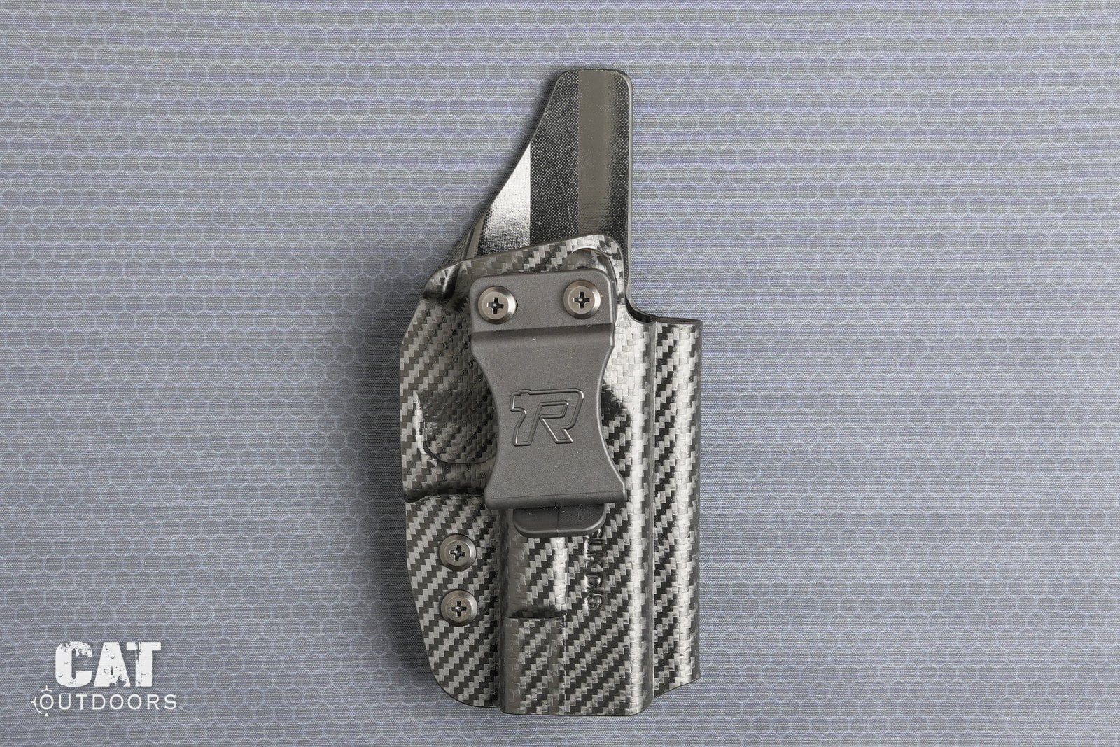The Rounded Gear Glock 19 IWB holster by itself, clip side