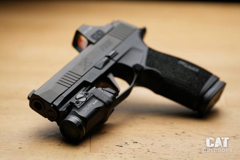 Streamlight TLR-7 Sub review: the light mounted on a Sig P365 X-Macro