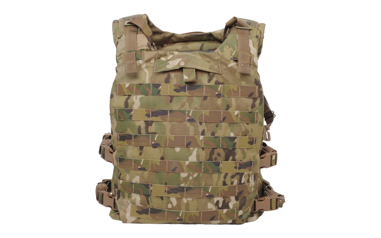 A U.S. Army Soldier Plate Carrier System in MultiCam, the kind of plate carrier New York's statute covers